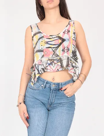 Top Zara, mix culori