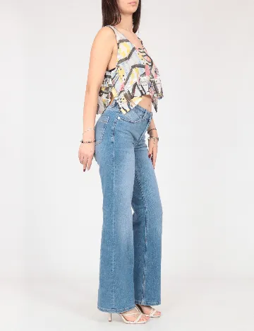 Top Zara, mix culori