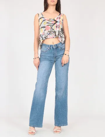 Top Zara, mix culori