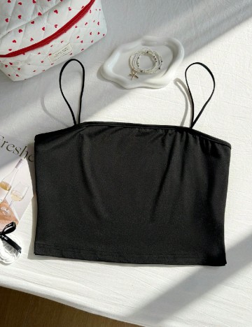 Top SHEIN CURVE, negru