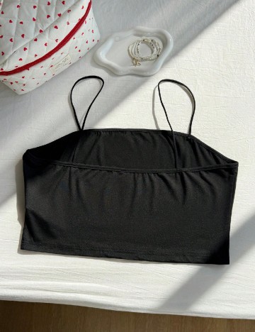 Top SHEIN CURVE, negru
