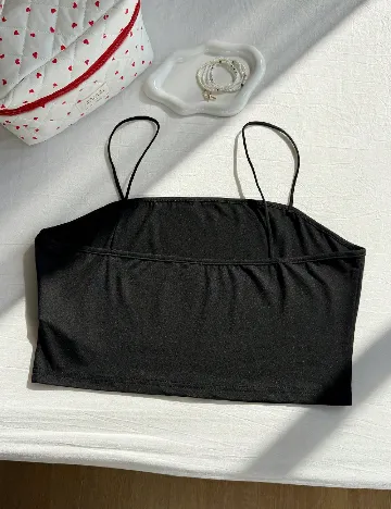 Top SHEIN CURVE, negru