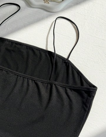 Top SHEIN CURVE, negru