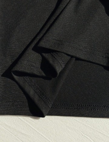 Top SHEIN CURVE, negru