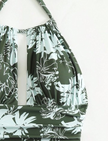 Costum de baie SHEIN, verde