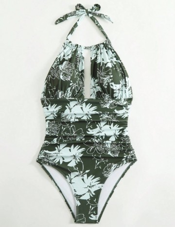 Costum de baie SHEIN, verde