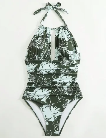 Costum de baie SHEIN, verde