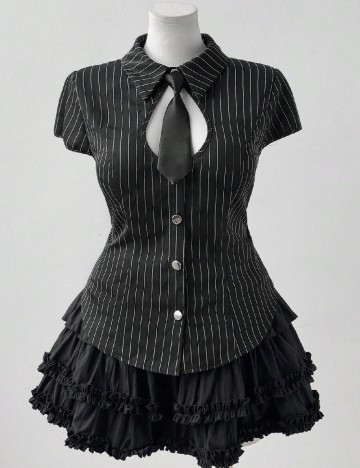 Camasa SHEIN CURVE, negru