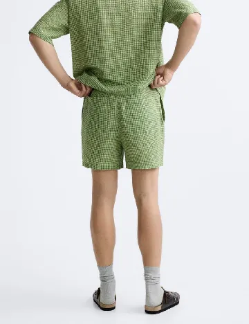 Pantaloni scurti Zara, verde