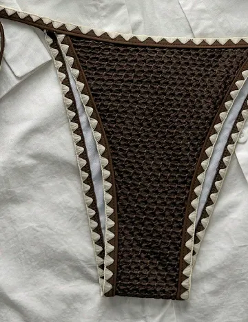 Costum de baie SHEIN, maro
