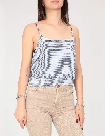 Maiou Zara, alb/albastru