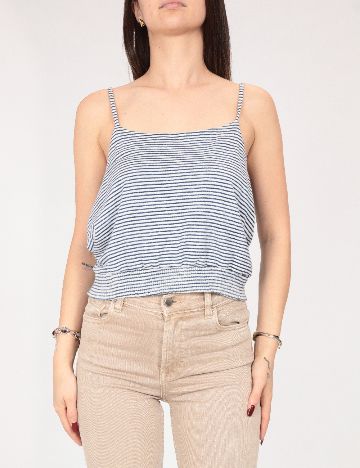 Maiou Zara, alb/albastru