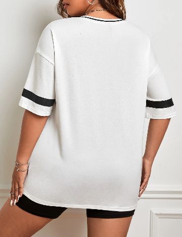 Tricou SHEIN CURVE, alb