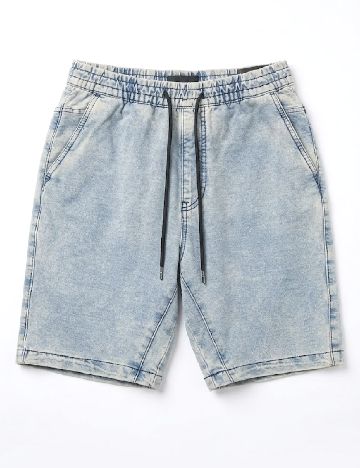 Pantaloni scurti Bershka, albastru