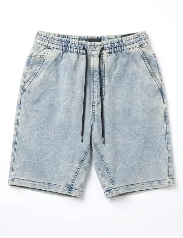 Pantaloni scurti Bershka, albastru