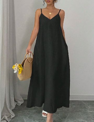 Rochie lunga SHEIN, negru