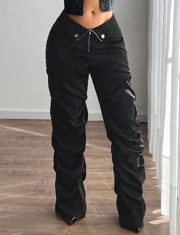Pantaloni SHEIN, negru