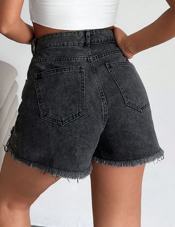 Pantaloni scurti SHEIN, gri inchis