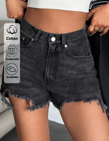 Pantaloni scurti SHEIN, gri inchis