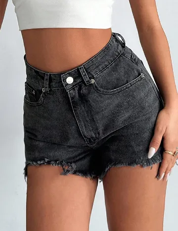 Pantaloni scurti SHEIN, gri inchis