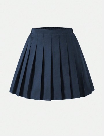 Fusta pantalon Shein Kids, bleumarin