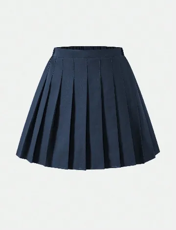 Fusta pantalon Shein Kids, bleumarin