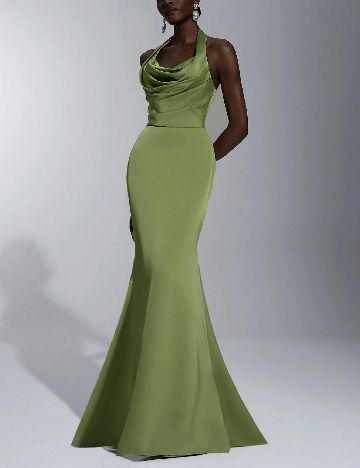 Rochie lunga SHEIN, verde