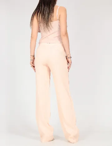 Pantaloni Zara, somon