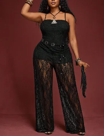 Salopeta SHEIN CURVE, negru