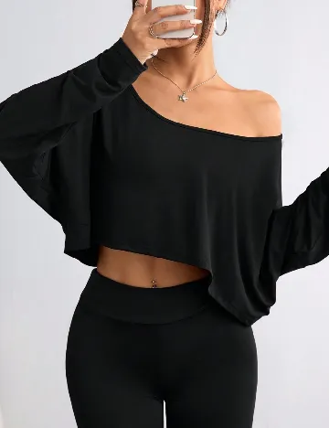 Bluza SHEIN, negru