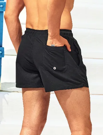 Slip de baie SHEIN, negru