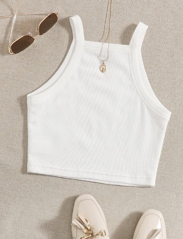 Top SHEIN, alb
