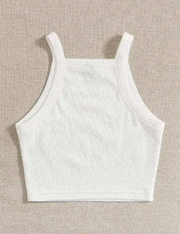 Top SHEIN, alb