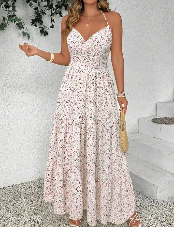 Rochie lunga SHEIN CURVE, floral print