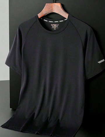Tricou SHEIN Plus Size Men, negru