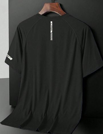 Tricou SHEIN Plus Size Men, negru