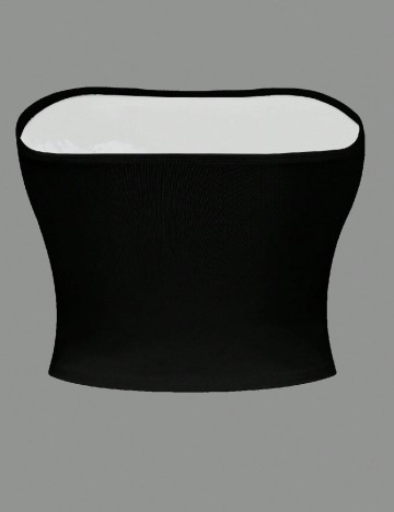 Top SHEIN CURVE, negru