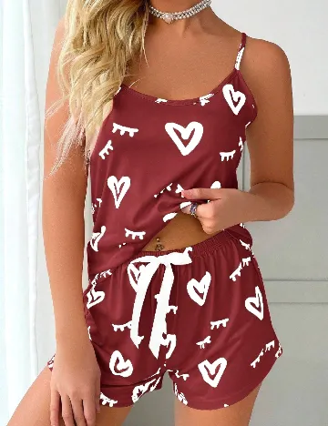 Pijama SHEIN, rosu