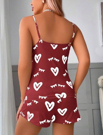 Pijama SHEIN, rosu