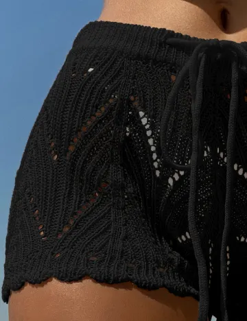 Pantaloni scurti SHEIN, negru