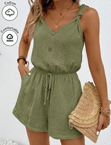 Salopeta SHEIN, verde