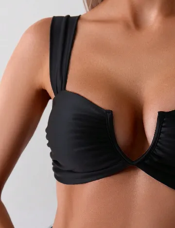 Sutien de baie SHEIN, negru