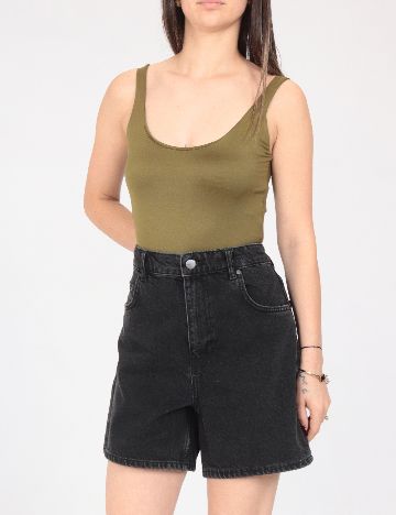Pantaloni scurti Zara, negru