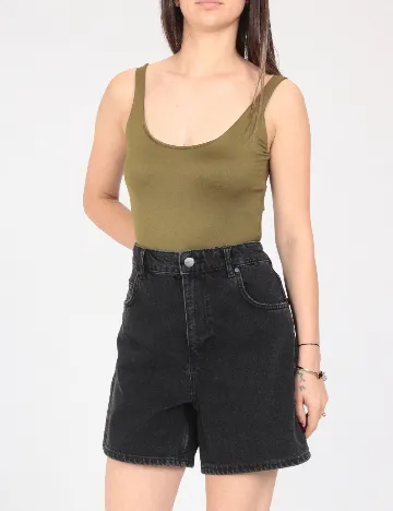 Pantaloni scurti Zara, negru