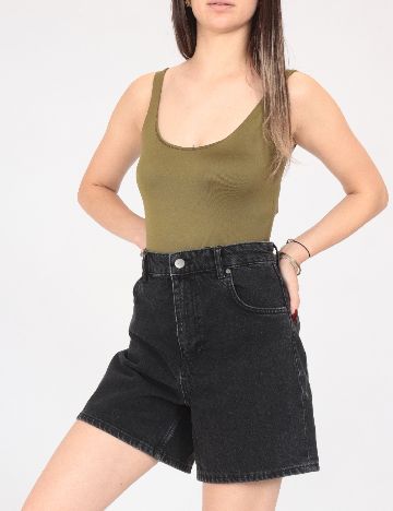 Pantaloni scurti Zara, negru