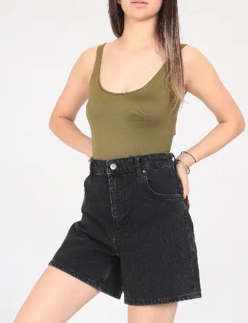 Pantaloni scurti Zara, negru