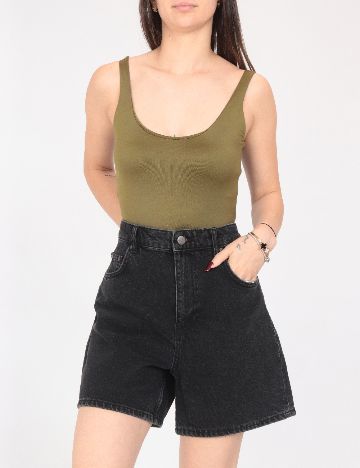 Pantaloni scurti Zara, negru