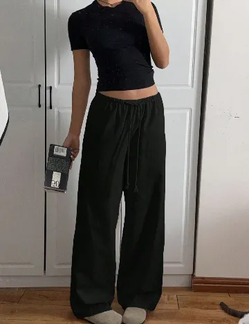 Pantaloni SHEIN, negru