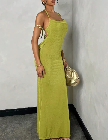 Rochie lunga SHEIN, verde