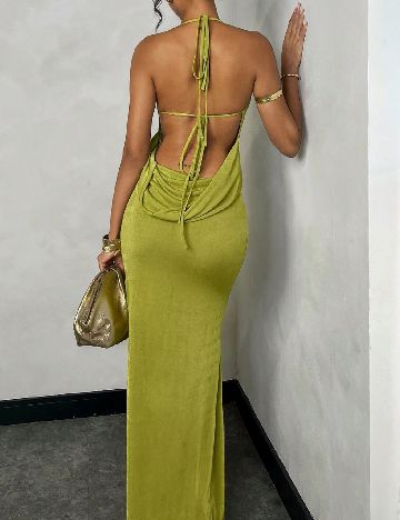 Rochie lunga SHEIN, verde